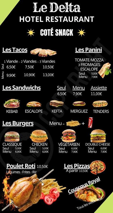 Hotel Restaurant Le Delta سانت ماري دو لا مير المظهر الخارجي الصورة